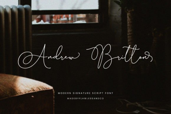 Andrew Britton: A Refined Script Font for Digital Branding