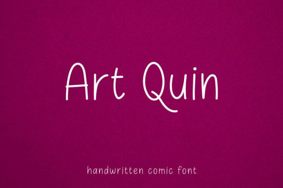 Art Quin: A Delicate Handwritten Font for Thoughtful Craft & Product Design