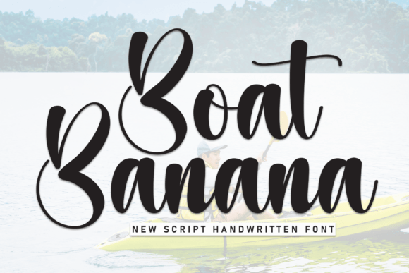 Boat Banana: A Handwritten Font for Editorial Warmth
