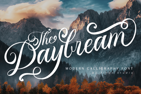 Daybream: A Refined Script Font for Elegant Brand Identities
