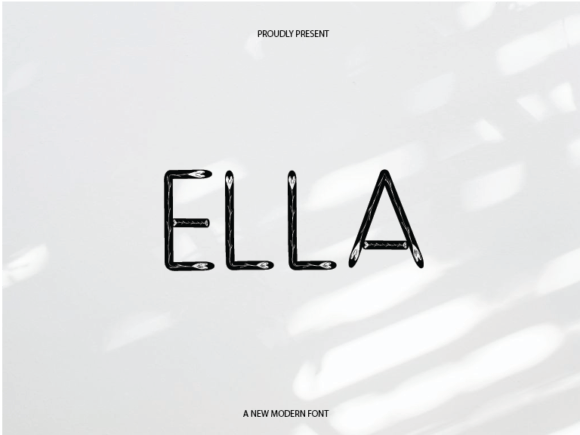 Ella: A Friendly Script Font for Editorial Charm