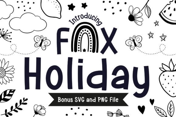 Fox Holiday: A Font for Warmth and Readability