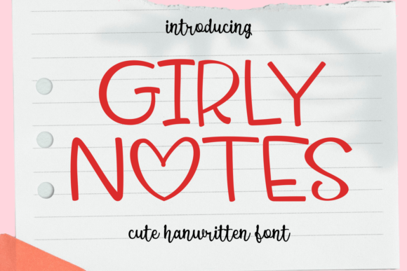 Girly Notes: A Sweet Handwritten Font for Makers