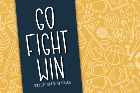 Go Fight Win: A Spirited Display Font for Editorial Energy