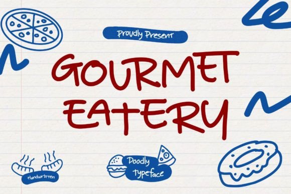 Gourmet Eatery: A Warm, Playful Script Font for Branding That Feels Human