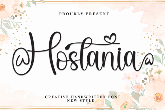 Hostania: A Casual Handwritten Font That Feels Like It Belongs