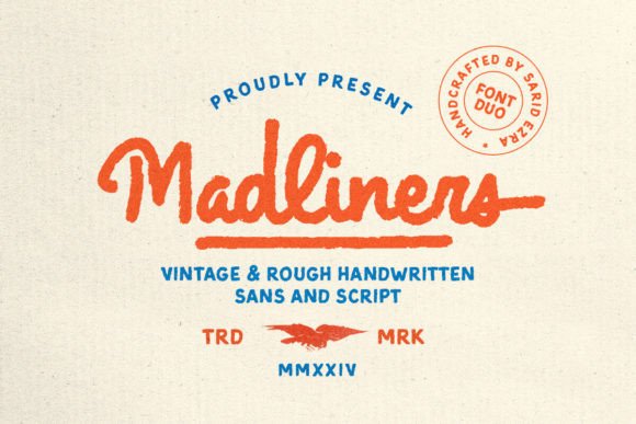 Madliners: A Handcrafted Script & Sans Duo for Authentic Craft Brands