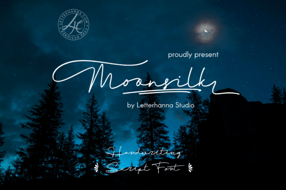Moonsilk: A Handwritten Script Font That Elevates Digital Branding