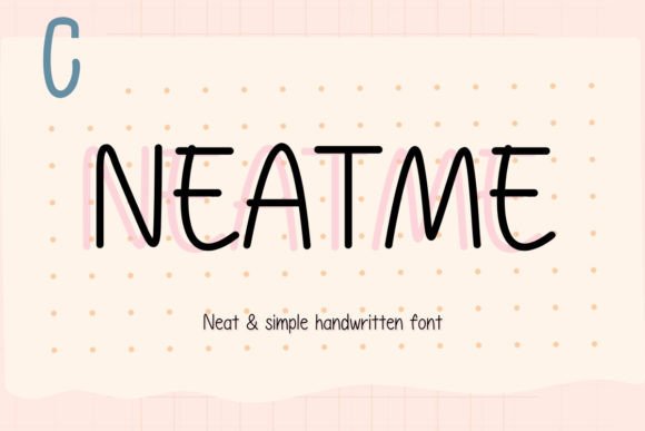 NeatMe: A Handwritten Script Font for Editorial Warmth
