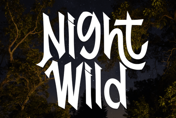 Night Wild: A Sweet, Friendly Handwritten Typeface for Editorial Warmth