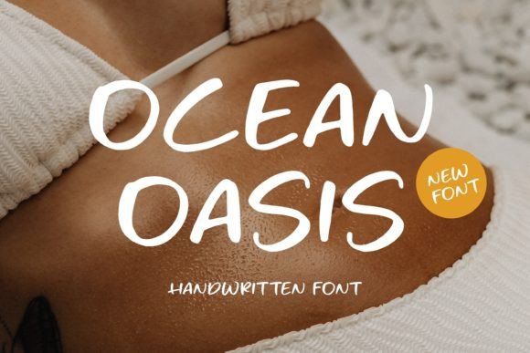 Ocean Oasis: A Handwritten Font for Digital Brand Warmth