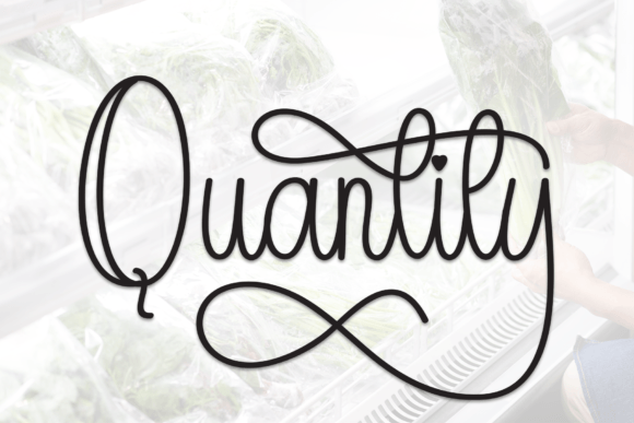 Quantity: A Handcrafted Script Font for Warm, Human Branding
