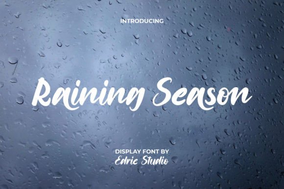 Raining Season Font: A Modern Script for Digital Brand Moments