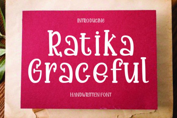 Ratika Graceful: A Playful Script Font for Handmade Labels & Printables
