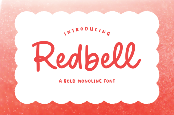 Redbell: A Bold Script Font for Confident Branding