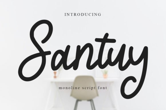 Santuy: A Refined Script Font for Editorial Moments