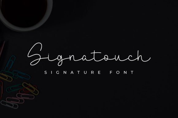 Signatouch: An Elegant Script Font for Editorial Design