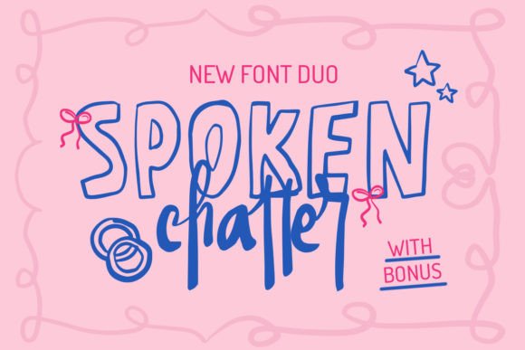Spoken Chatter: A Warm, Imperfect Handwritten Font That Builds Real Brand Connection