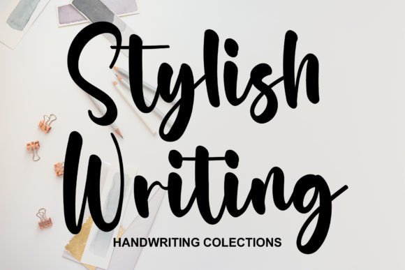 Stylish Writing: A Handwritten Script Font That Feels Like a Warm Welcome