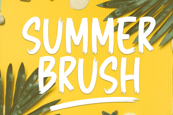 Summer Brush: A Premium Script Font That Elevates Your Brand