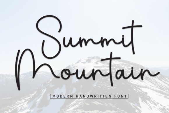 Summit Mountain: A Refined Script Font for Digital Branding