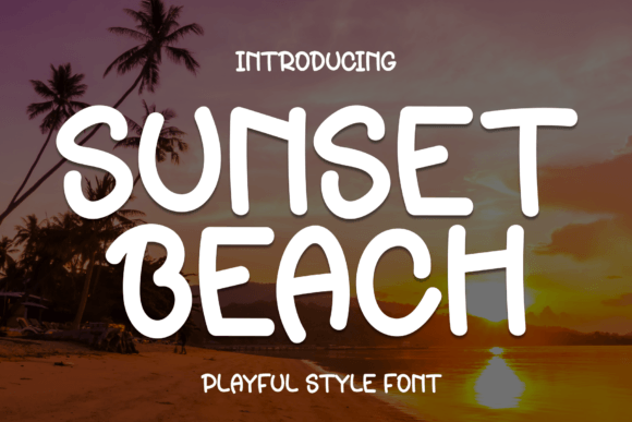 Sunset Beach Font: A Warm, Handwritten Script for Real Branding
