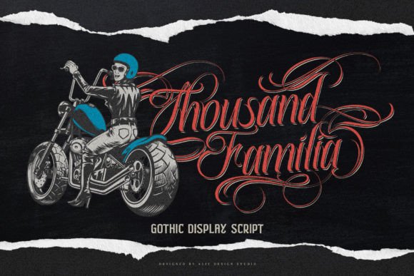Thousand Familia: A Bold Script Typeface for Digital Branding