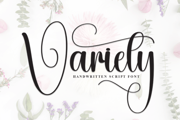 Variety Script Font for Handmade Creators