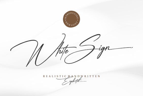 White Sign: A Script Font That Makes Your Headlines Instantly Legible